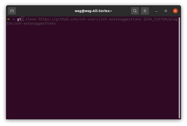 zsh-autosuggestions示例